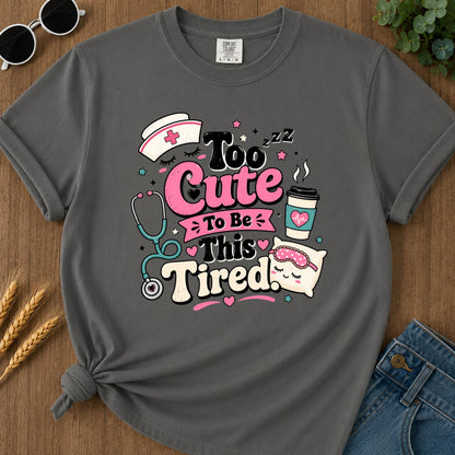 Cute Tired T-Shirt - Pepper Mockup