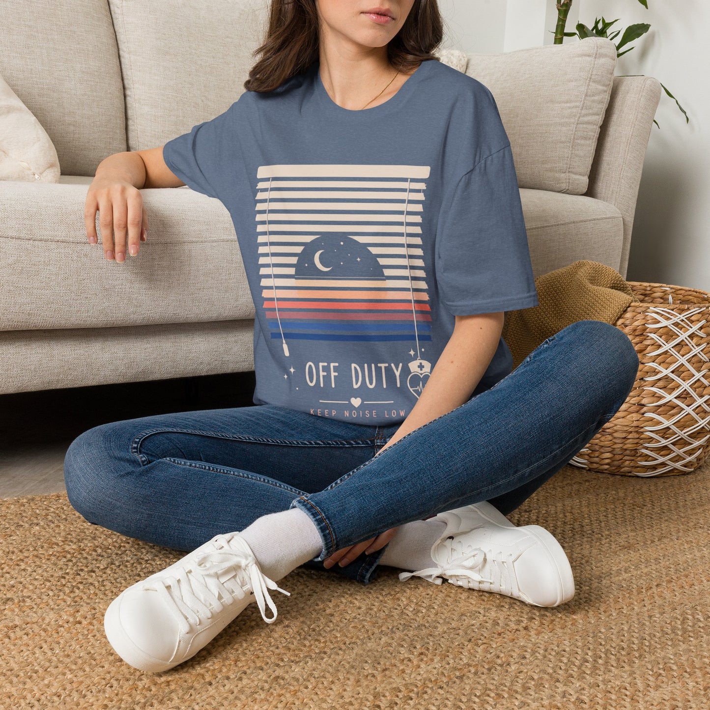 Off Duty Keep Noise Low T-shirt