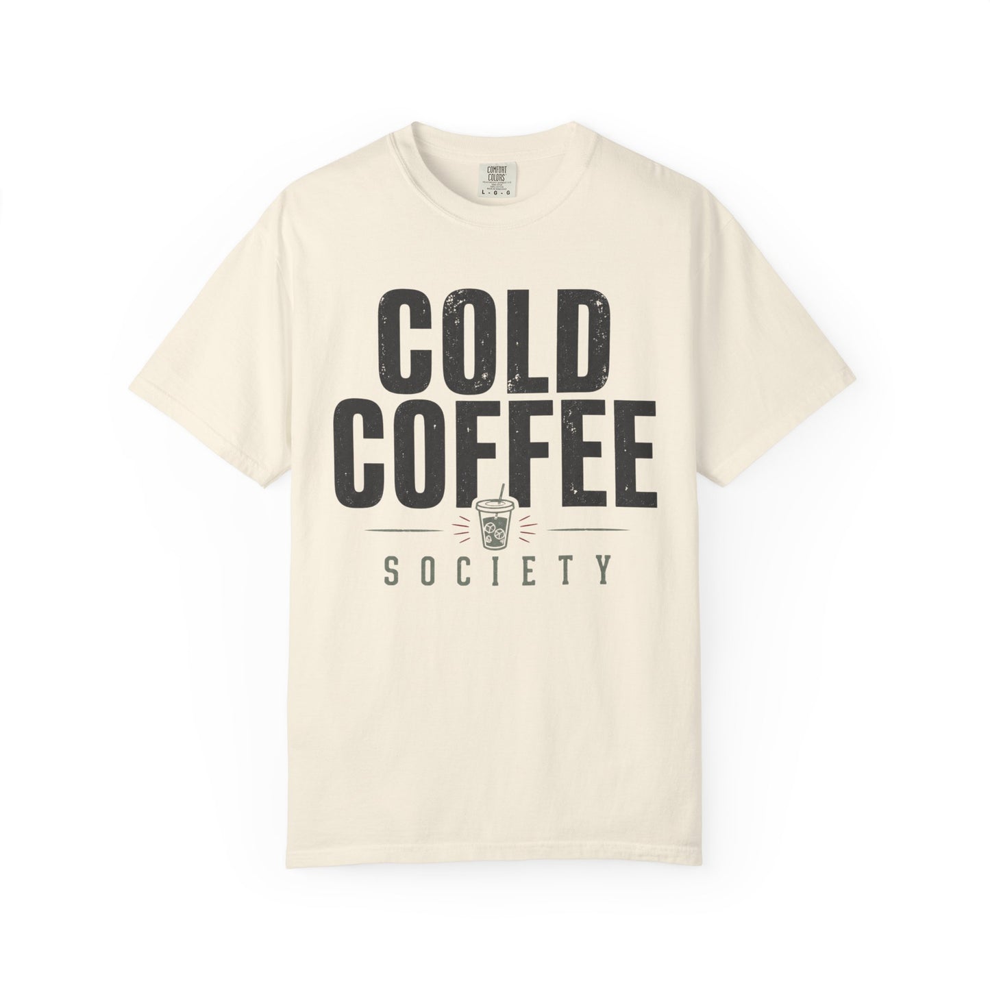 Cold Coffee Society Cup T-Shirt