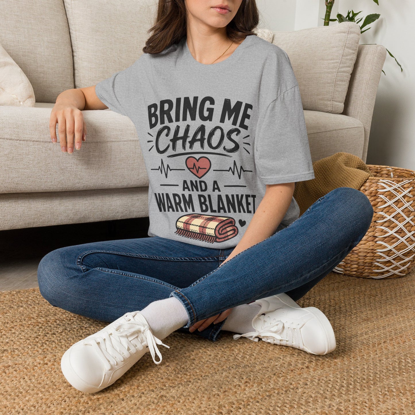 Bring Chaos Warm Blanket T-shirt