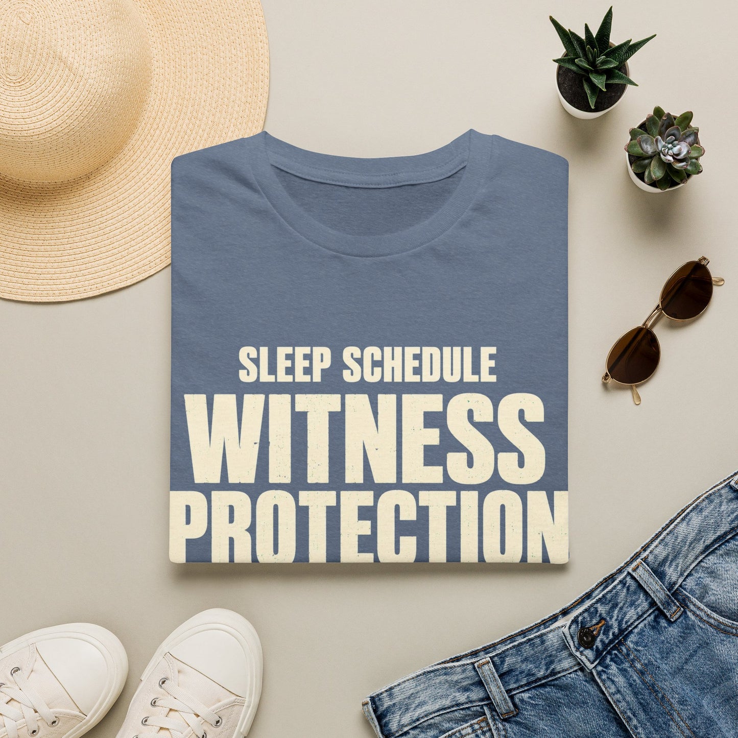 Sleep Schedule Witness Protection T-Shirt