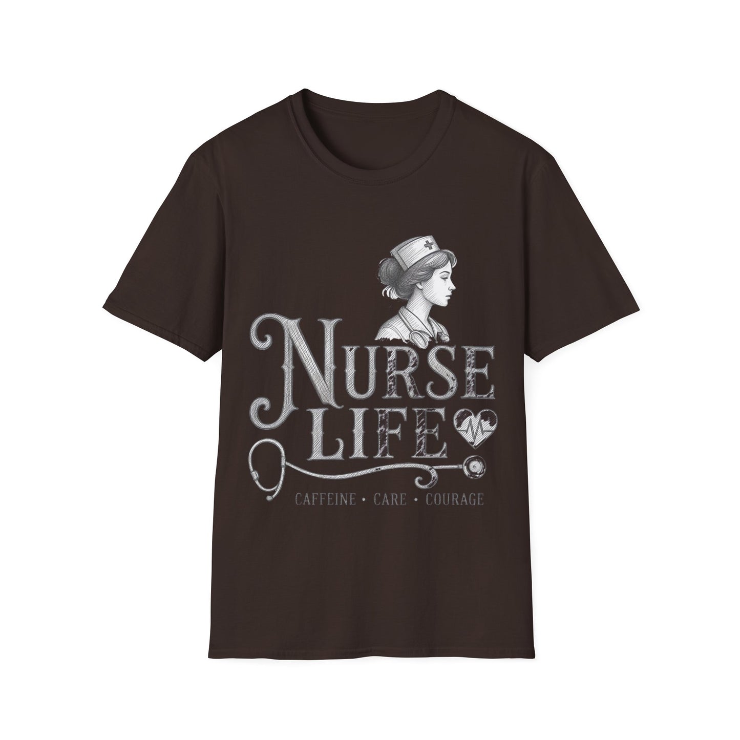 Caffeine Care Courage 303 T-shirt