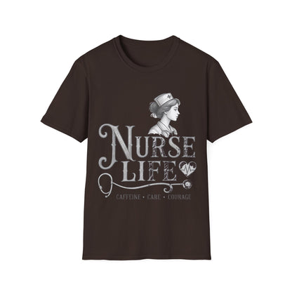 Caffeine Care Courage 303 T-shirt