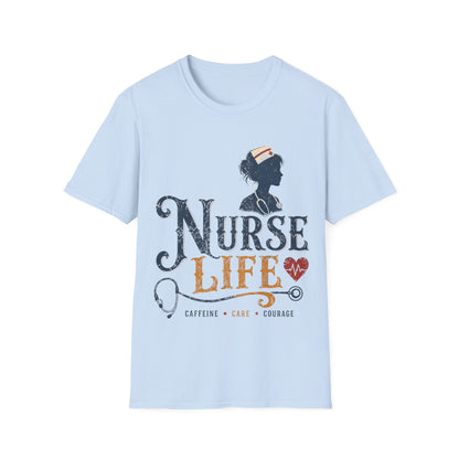 Caffeine Care Courage 302 T-shirt