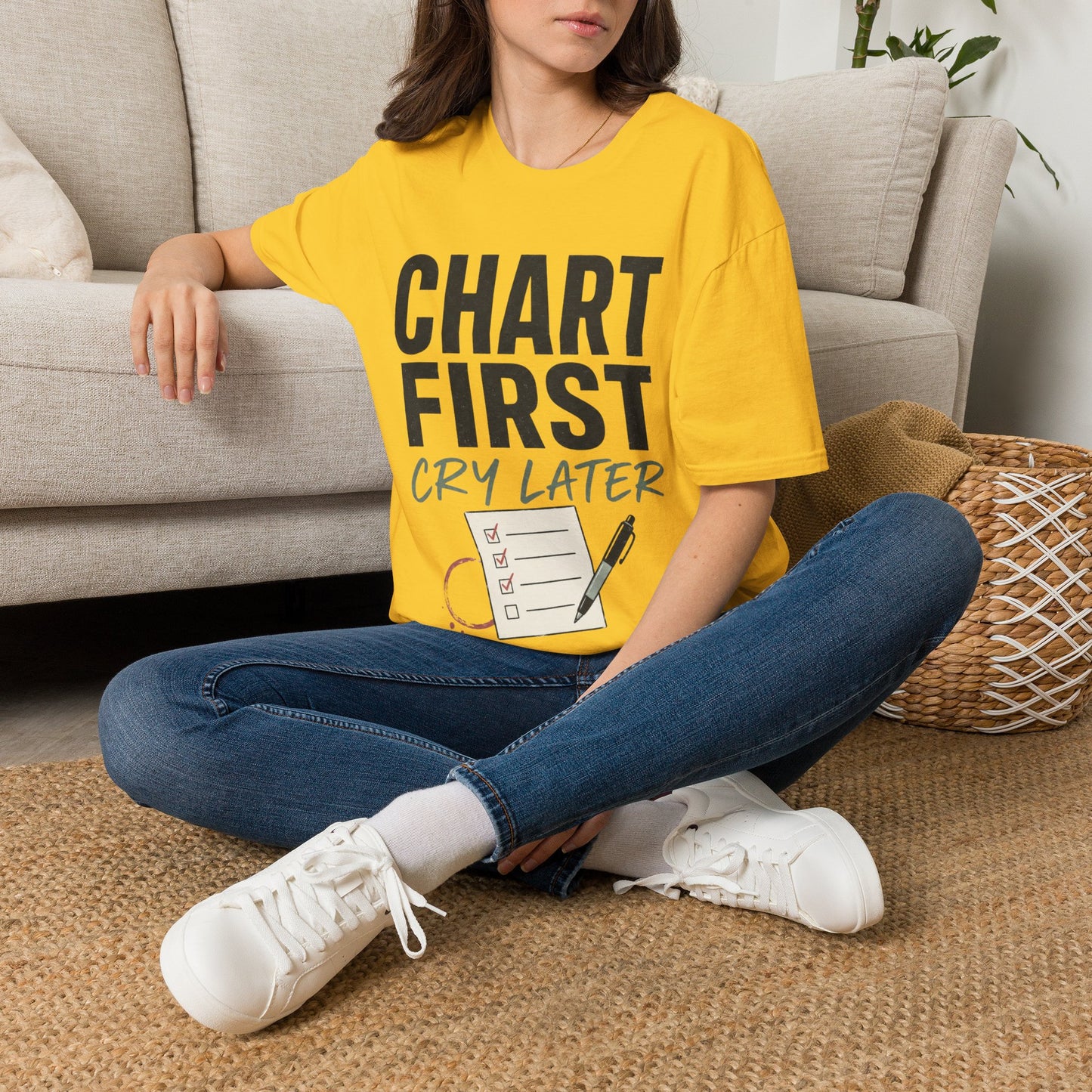 Chart First Cry Later T-shirt