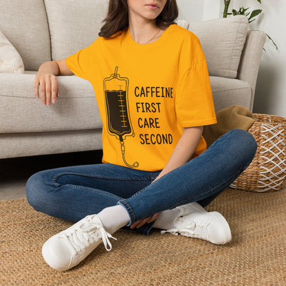 Caffeine First Care Second 110 T-shirt