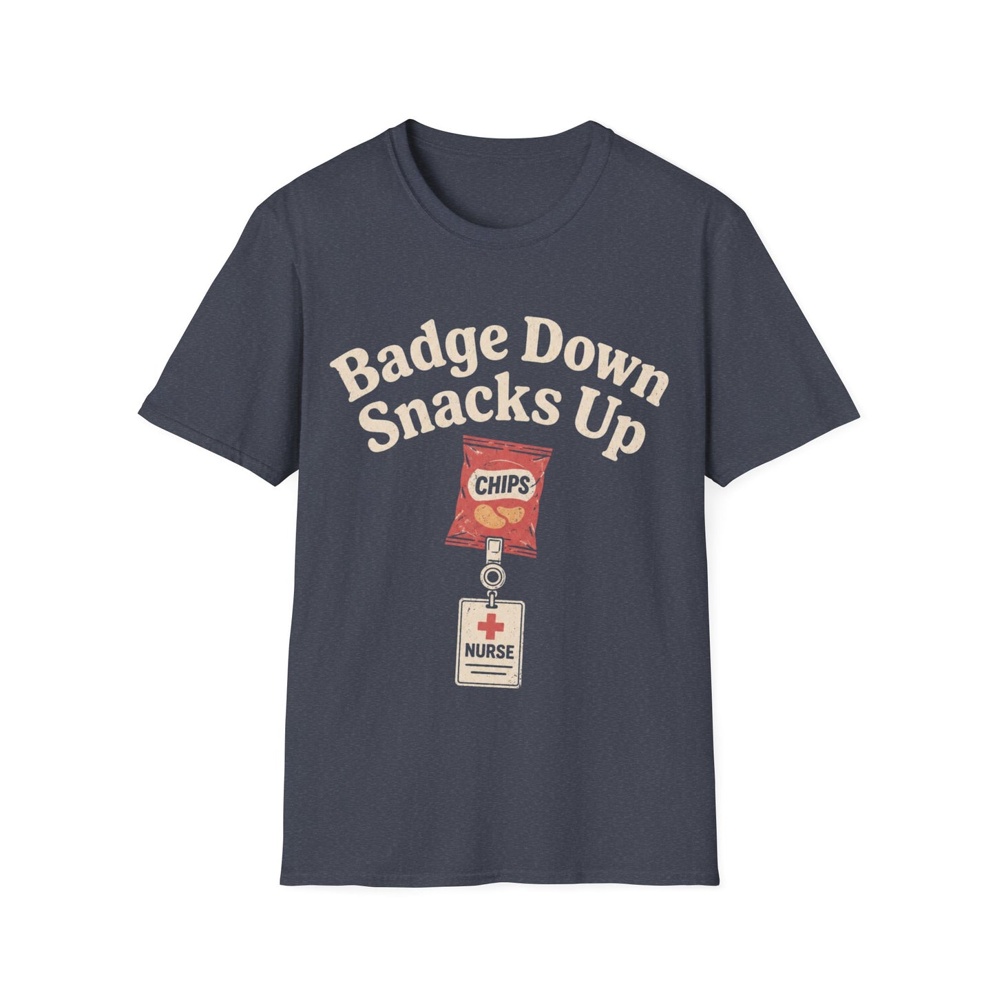 Badge Down Snacks Up T-shirt