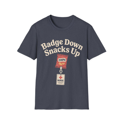 Badge Down Snacks Up T-shirt