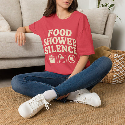 Food Shower Silence T-shirt