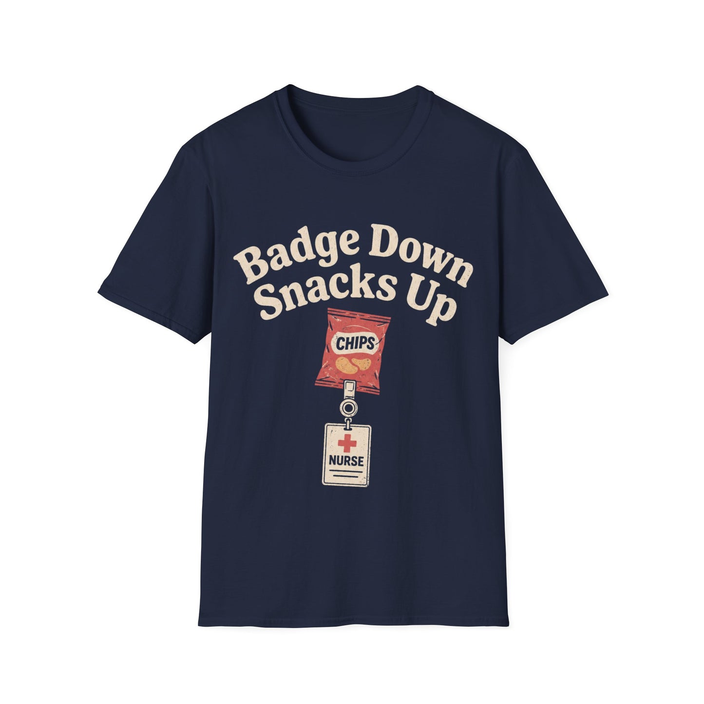 Badge Down Snacks Up T-shirt