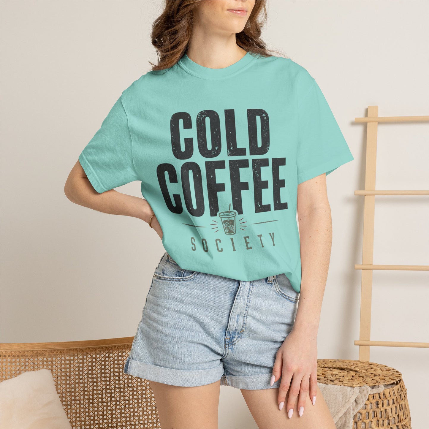 Cold Coffee Society Cup T-Shirt