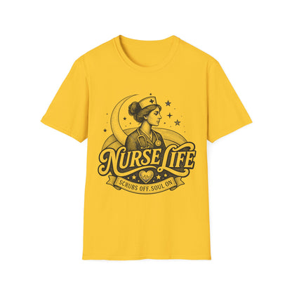 Nurse Life Scrubs Off Soul 289 T-shirt
