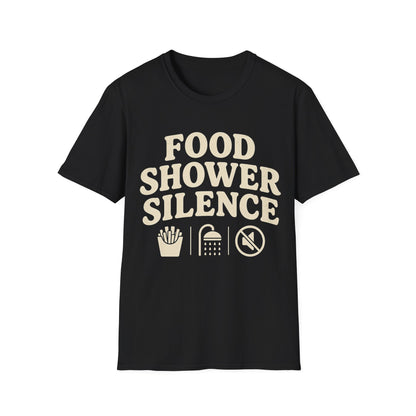 Food Shower Silence T-shirt