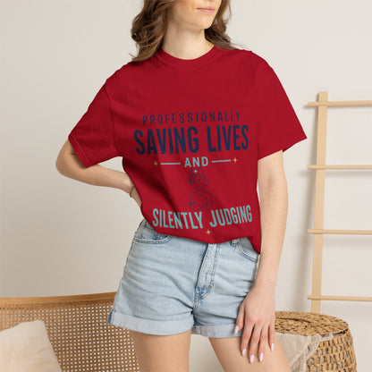Professionally Saving Silently Judging