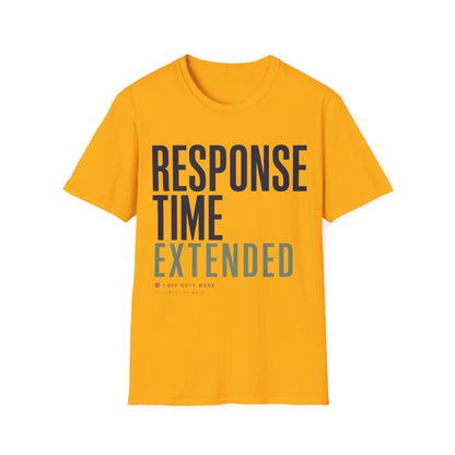 Response Time Extended T-shirt