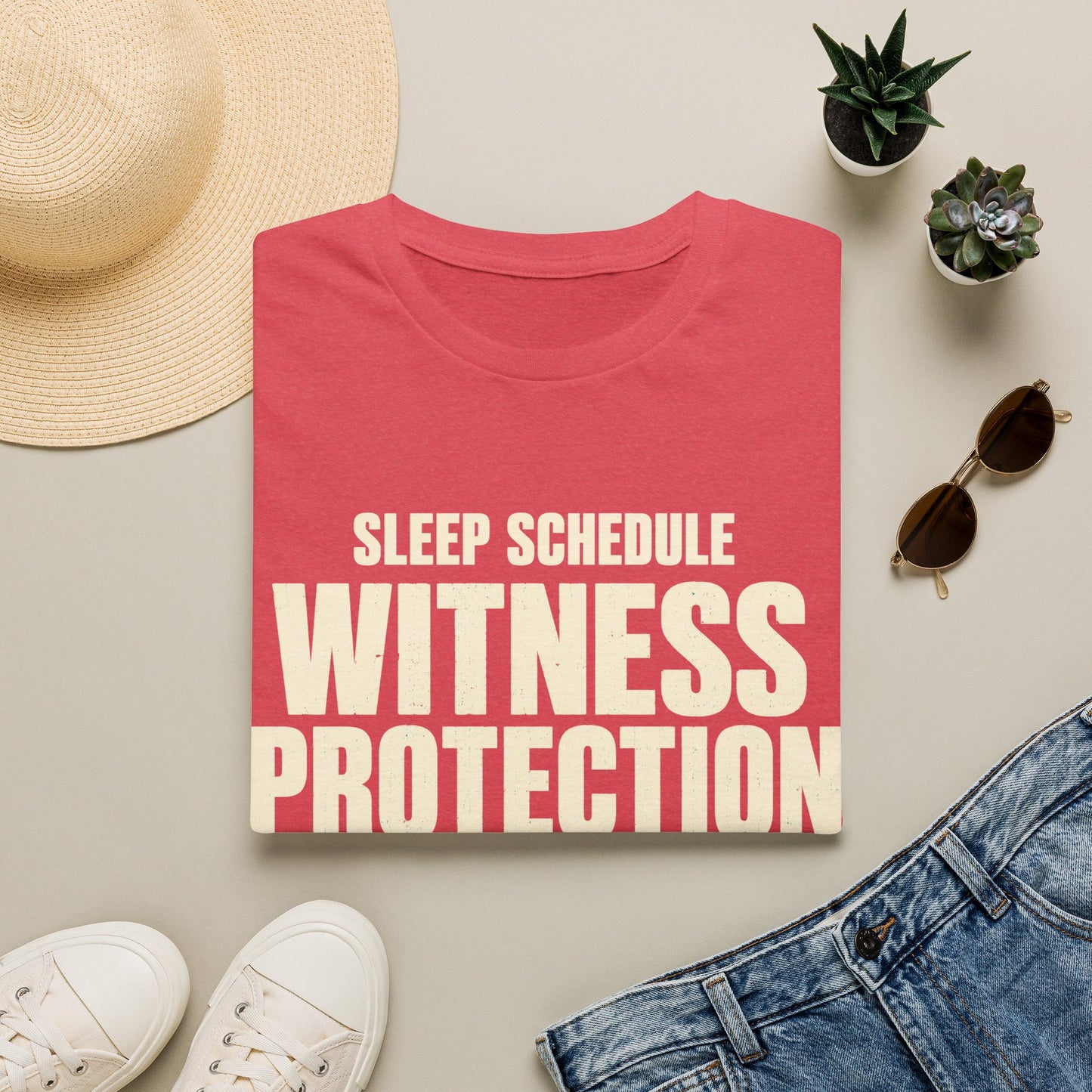 Sleep Schedule Witness Protection T-Shirt