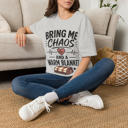 Bring Chaos Warm Blanket T-shirt