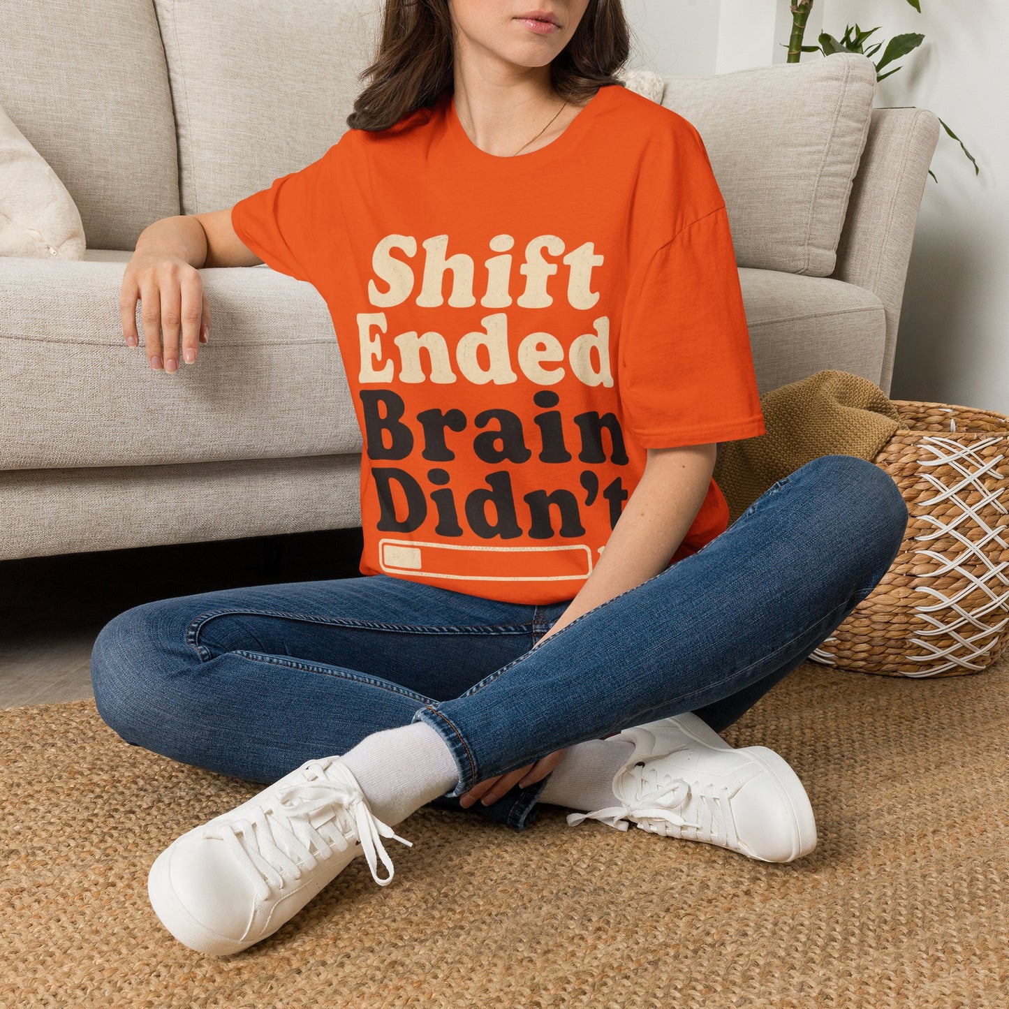 Shift Ended Brain T-shirt