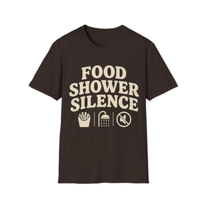 Food Shower Silence T-shirt