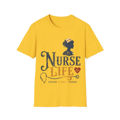 Caffeine Care Courage 302 T-shirt