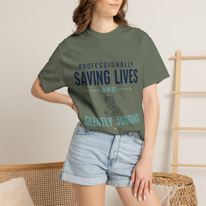 Professionally Saving Silently Judging