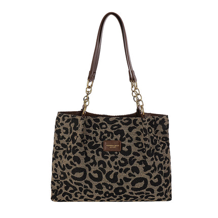 WildChain | Leopard Print Chain Shoulder Bag