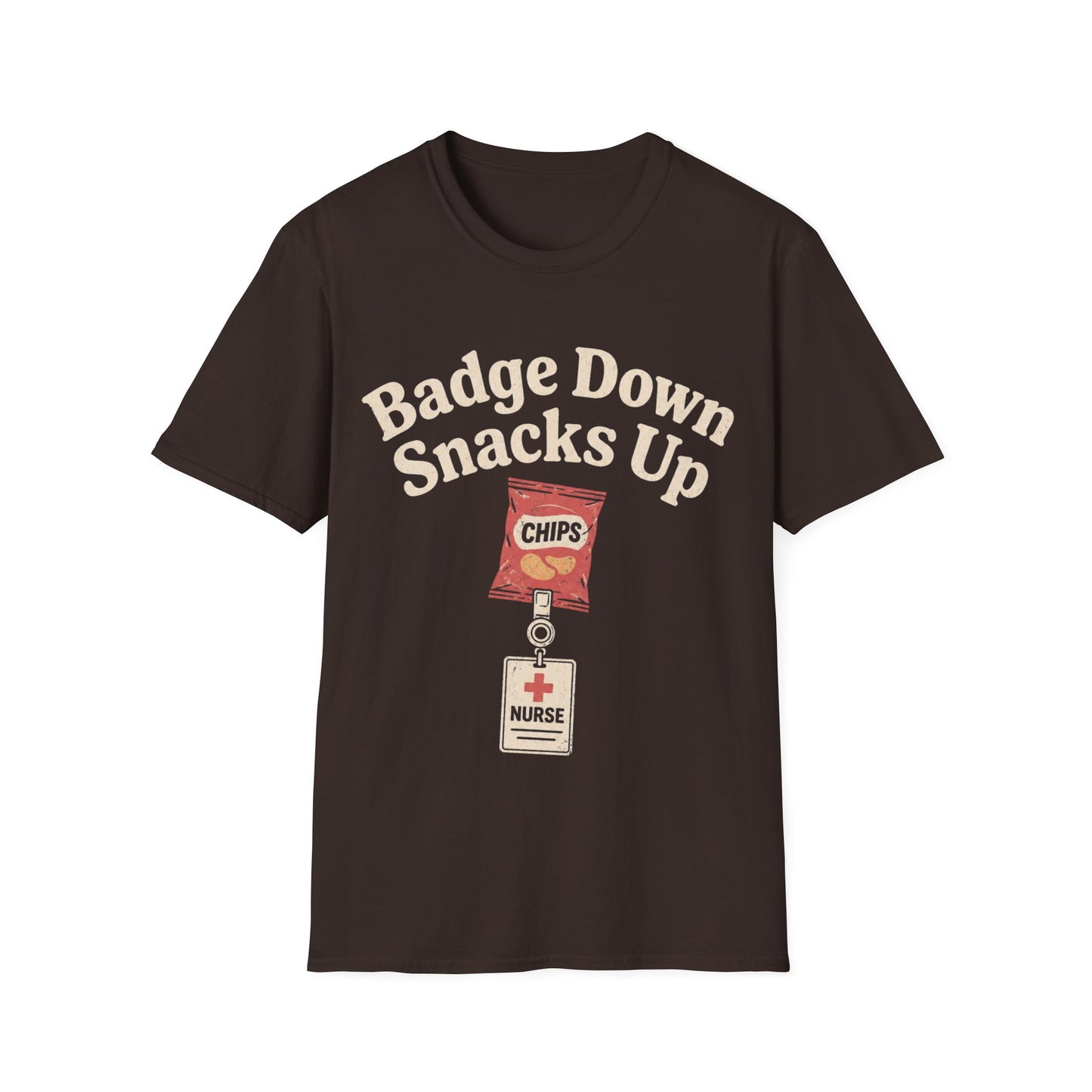 Badge Down Snacks Up T-shirt
