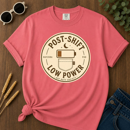 Post Shift Low Power T-Shirt - Watermelon Mockup