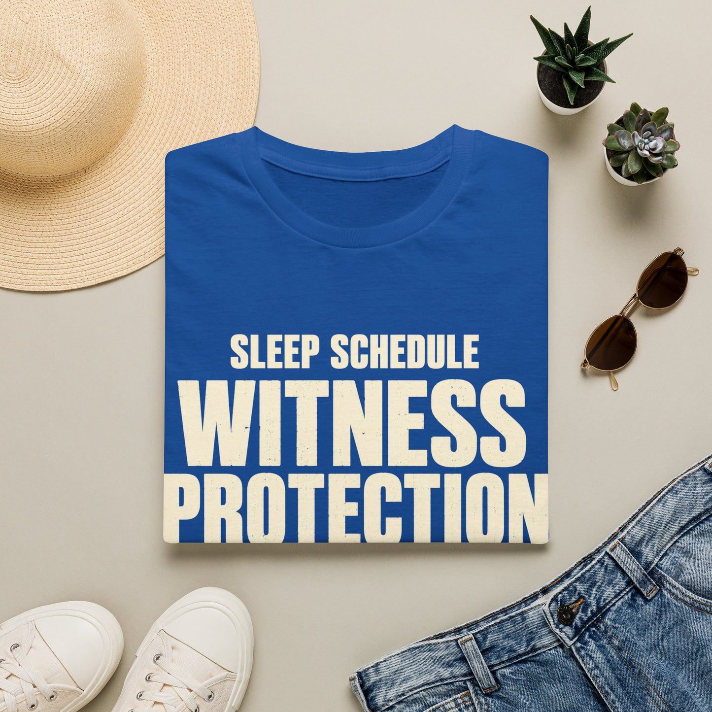 Sleep Schedule Witness Protection T-Shirt