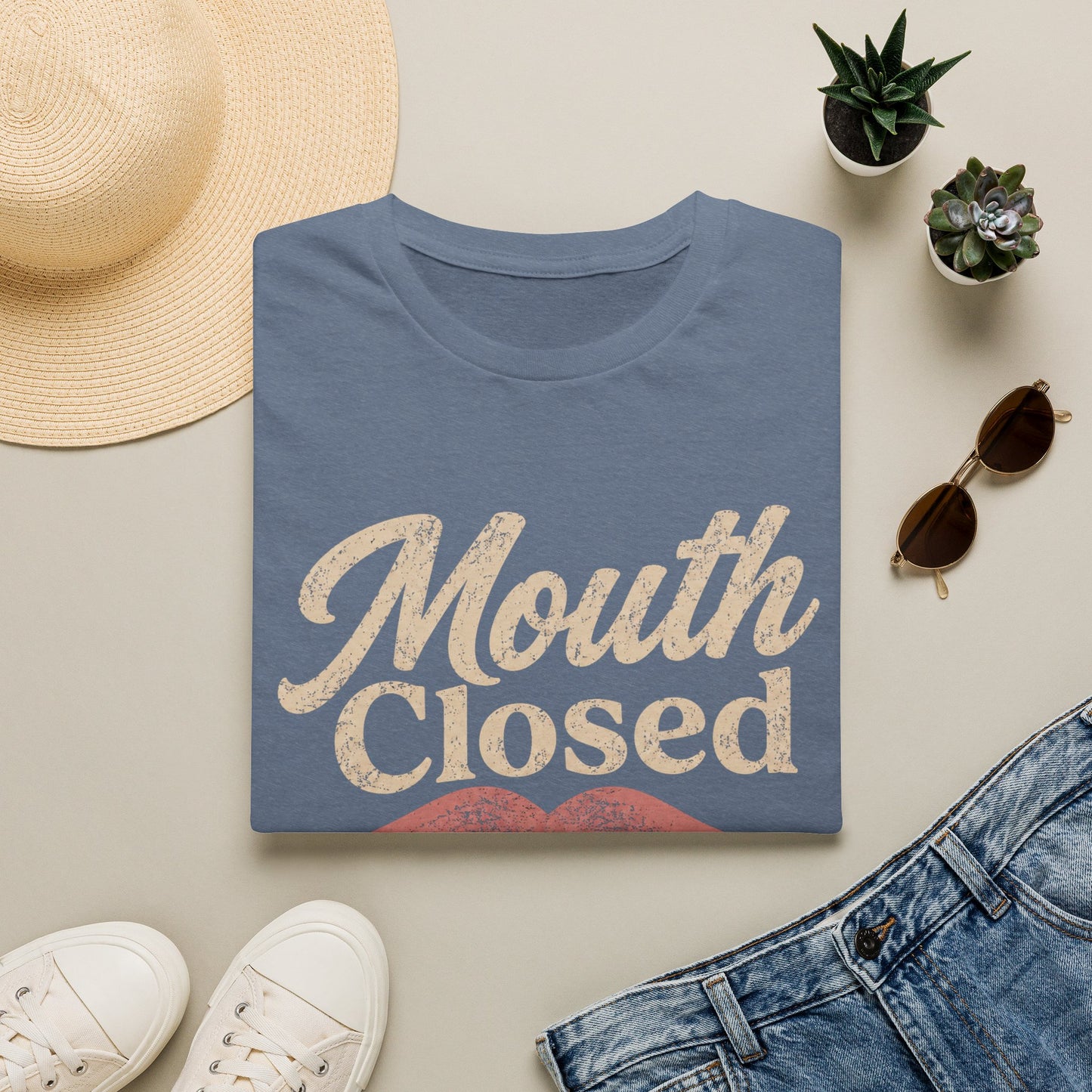Mouth Closed Shift T-shirt