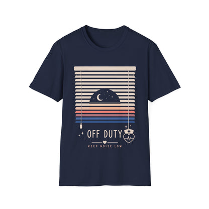 Off Duty Keep Noise Low T-shirt