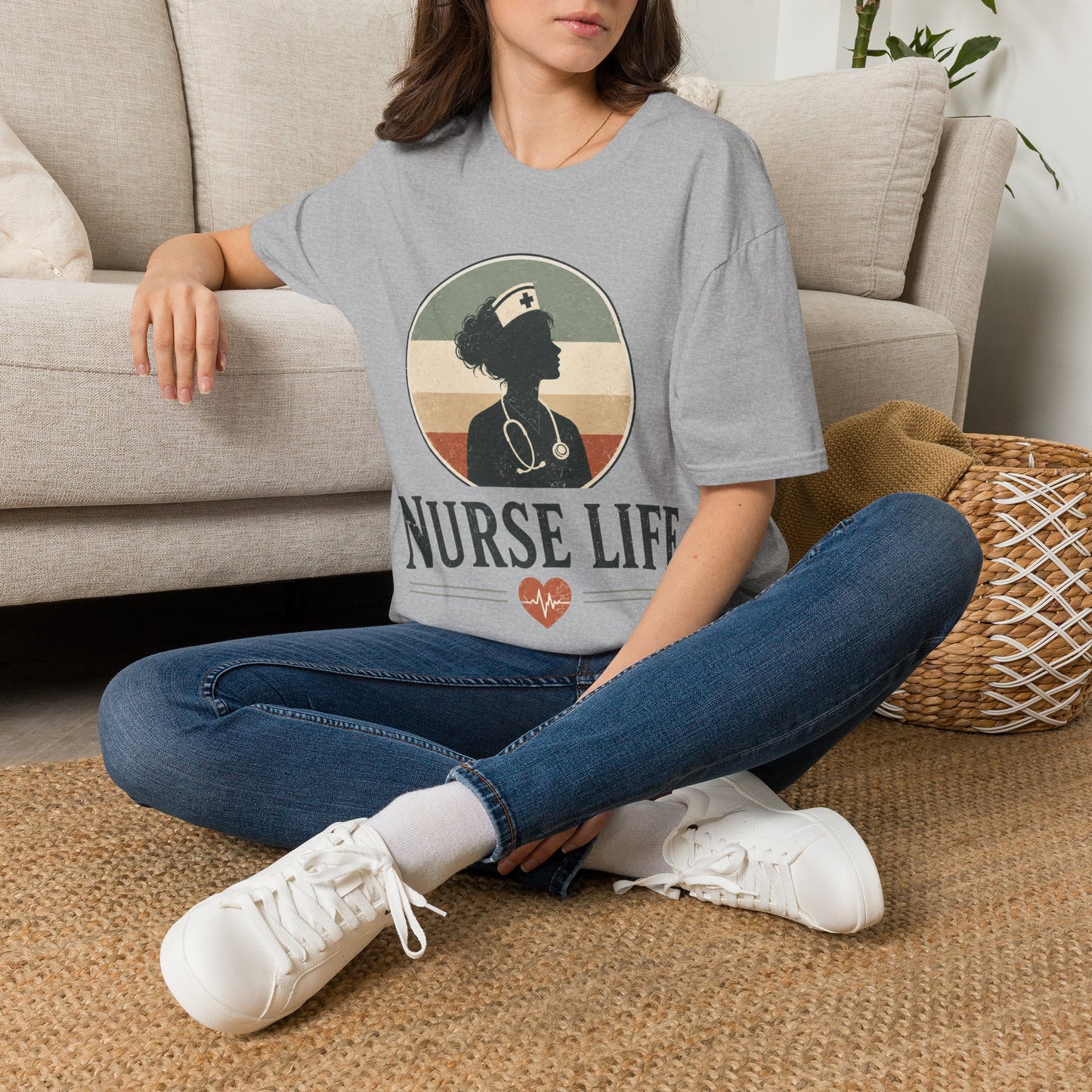 Nurse Life Vintage T-shirt