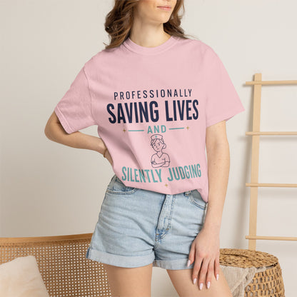 Professionally Saving Silently Judging