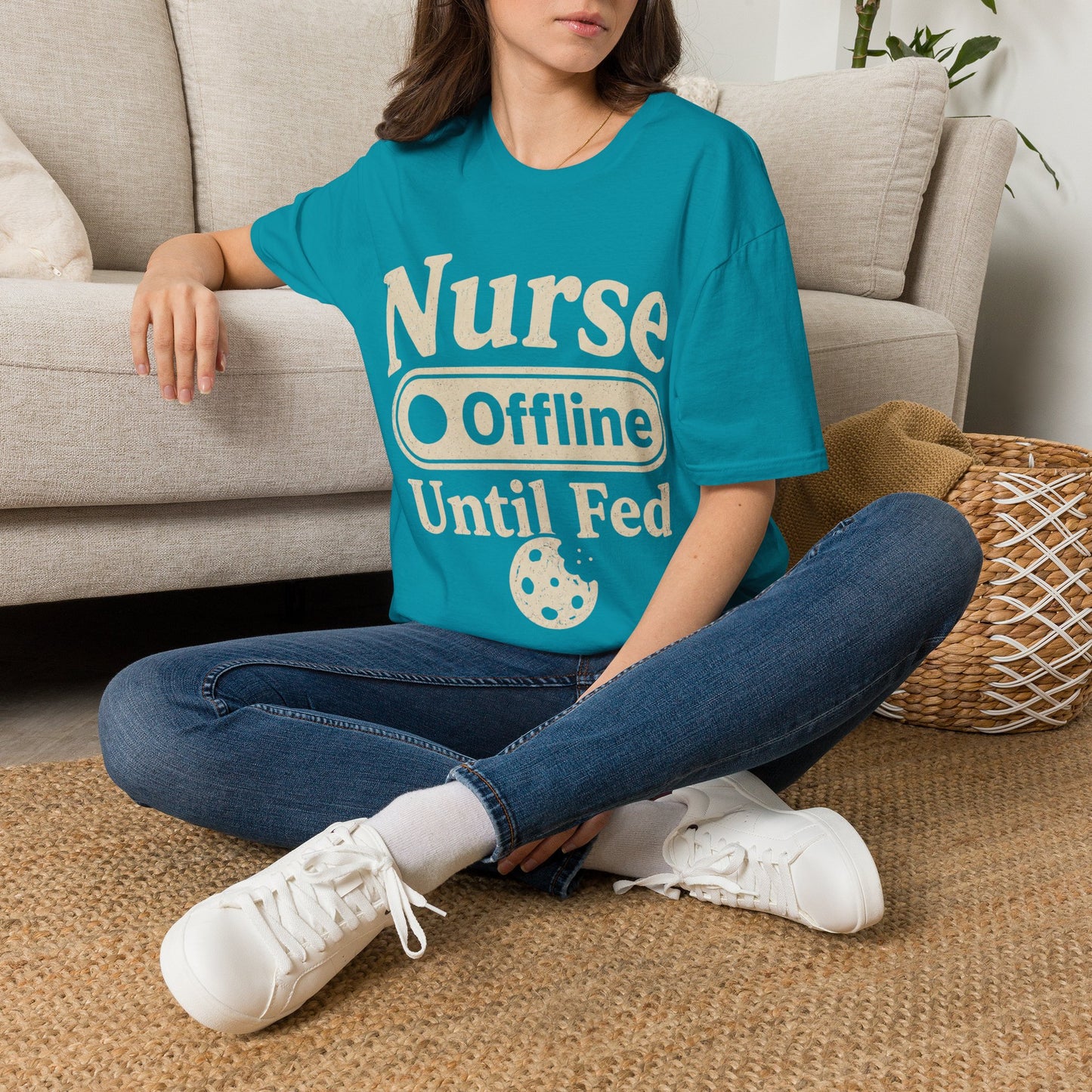 Nurse Offline Until Fed 213 T-shirt