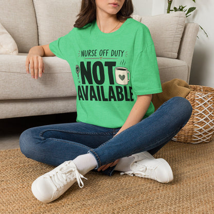 Nurse Off Duty Penguin T-shirt