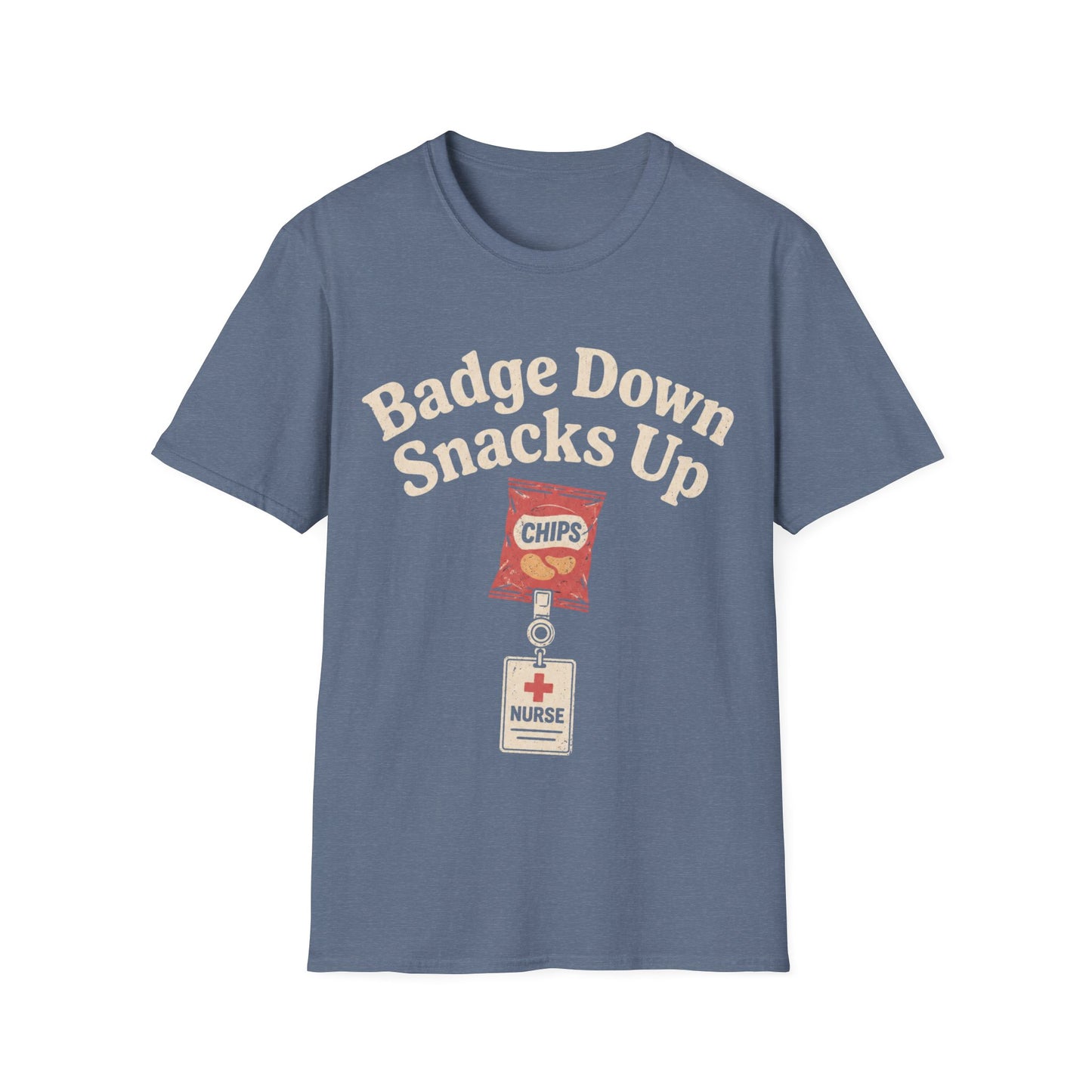 Badge Down Snacks Up T-shirt