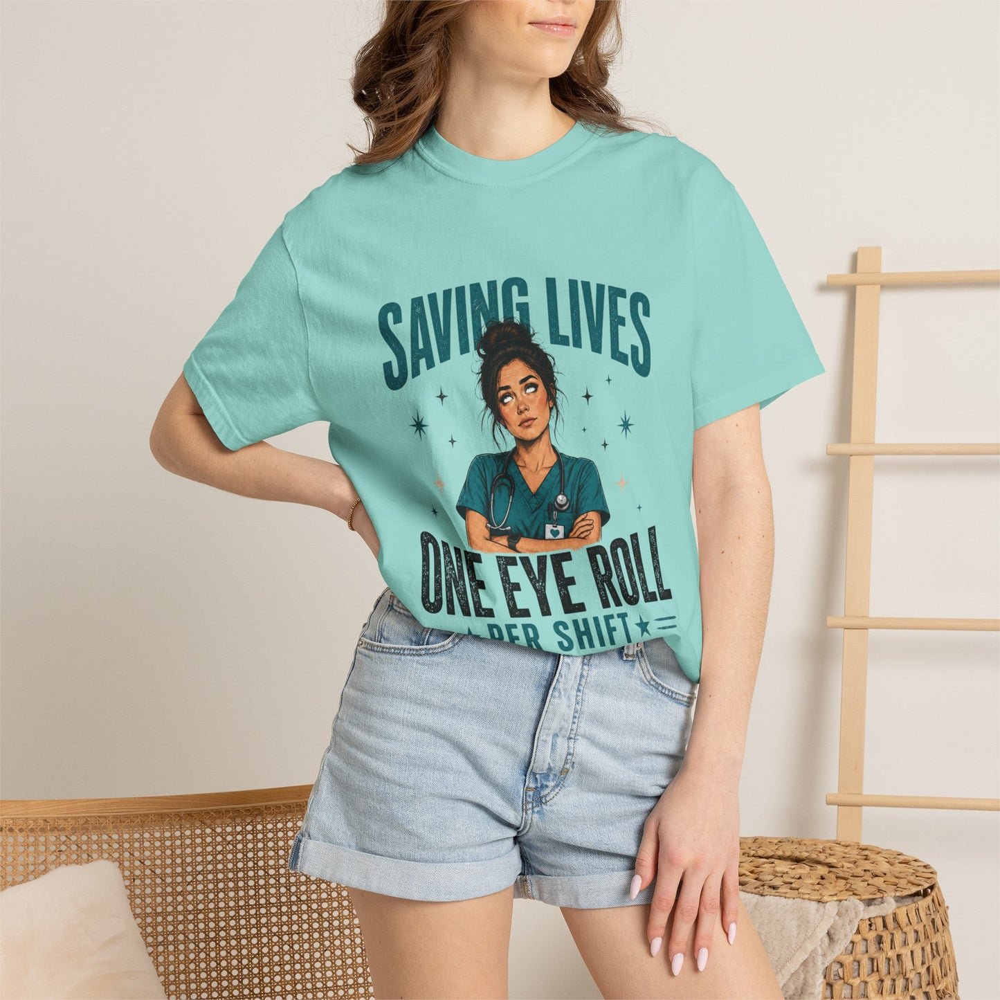 Saving Lives Eye Roll T-Shirt