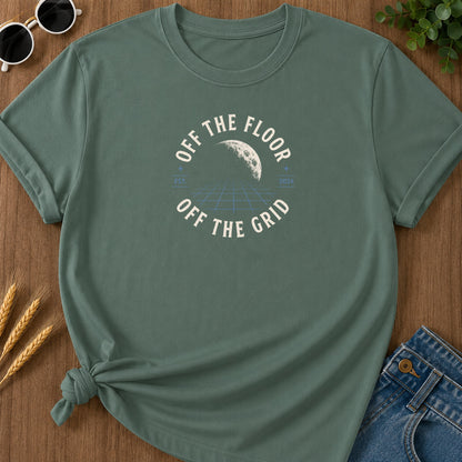 Off Grid T-Shirt - Blue Spruce Mockup