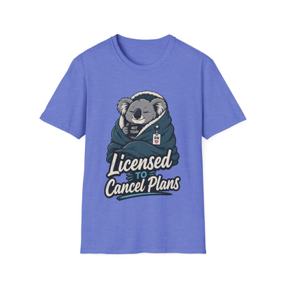 Licensed Cancel Plans T-shirt