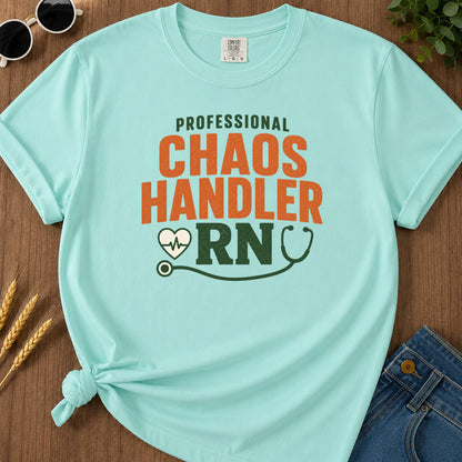 Professional Chaos Handler T-Shirt - Chalky Mint Mockup
