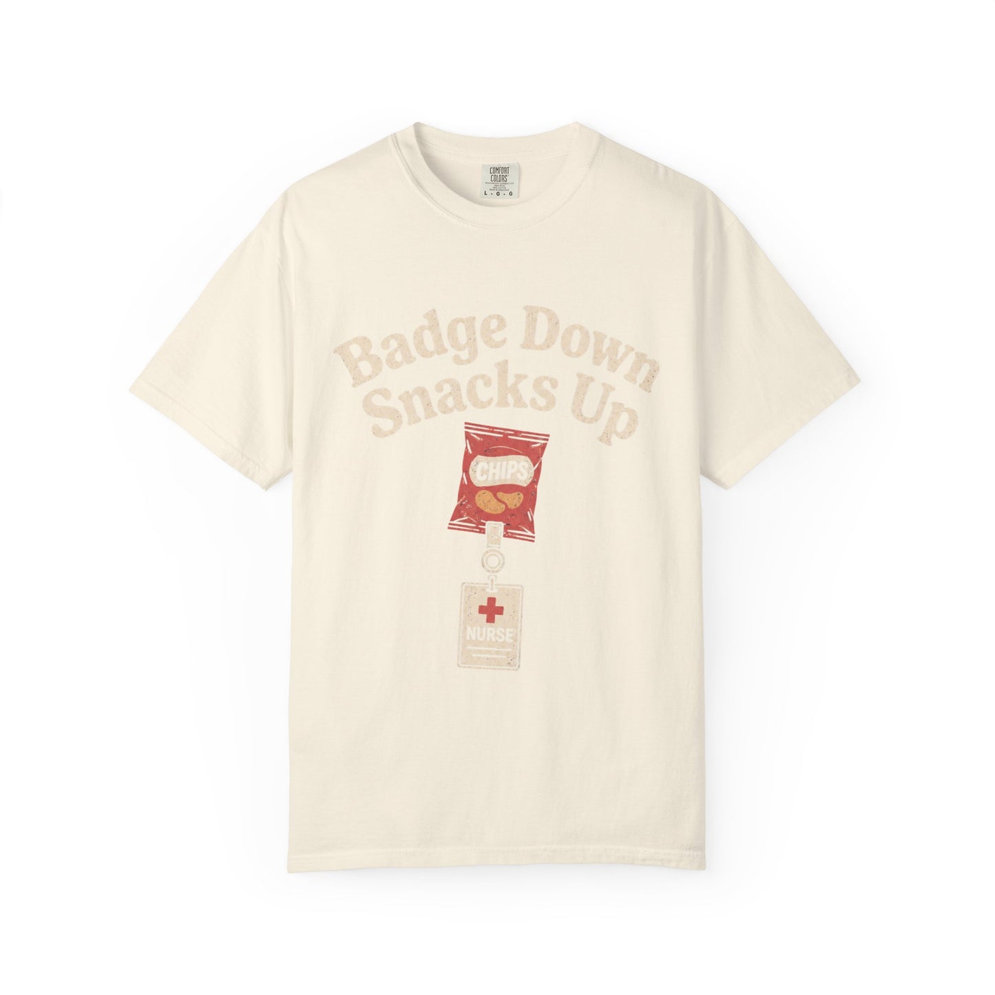 Badge Down Snacks Up