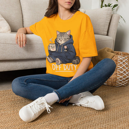 Off Duty Cat T-shirt