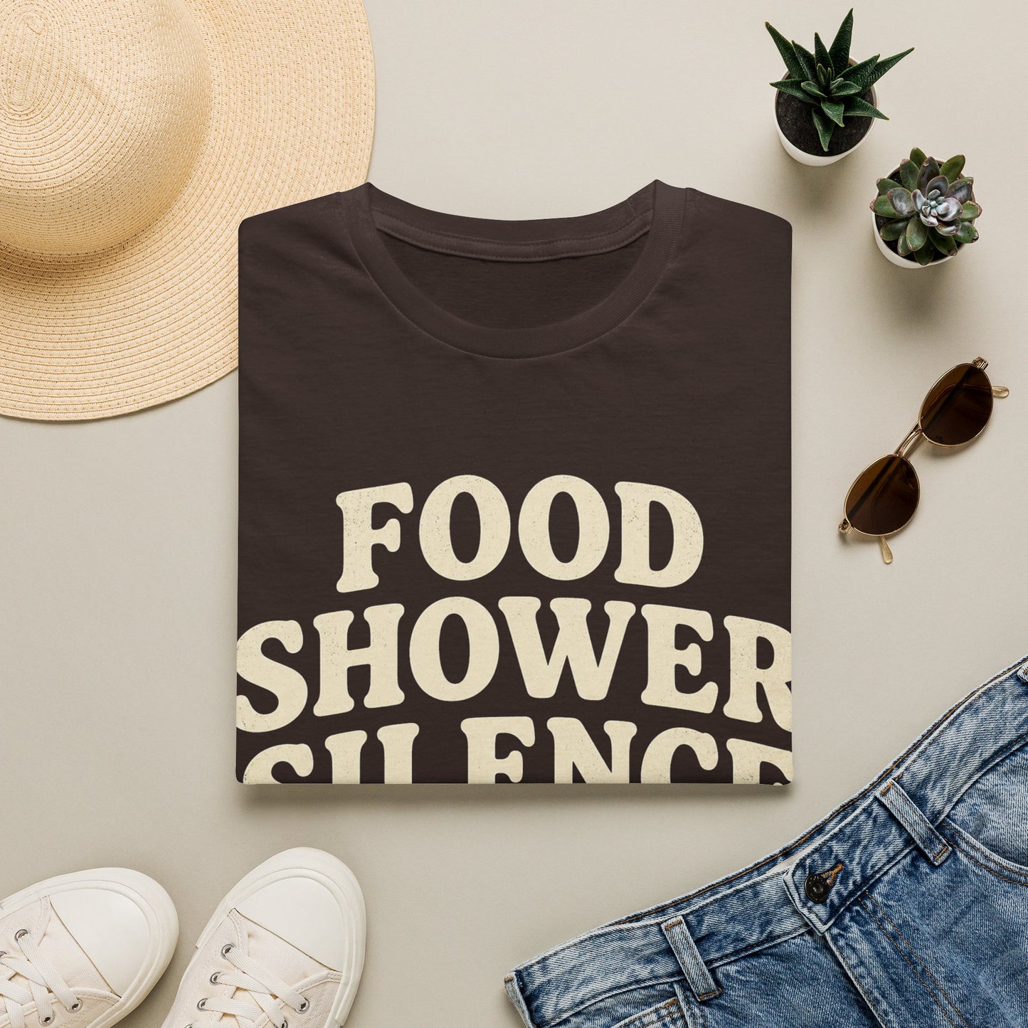 Food Shower Silence T-shirt