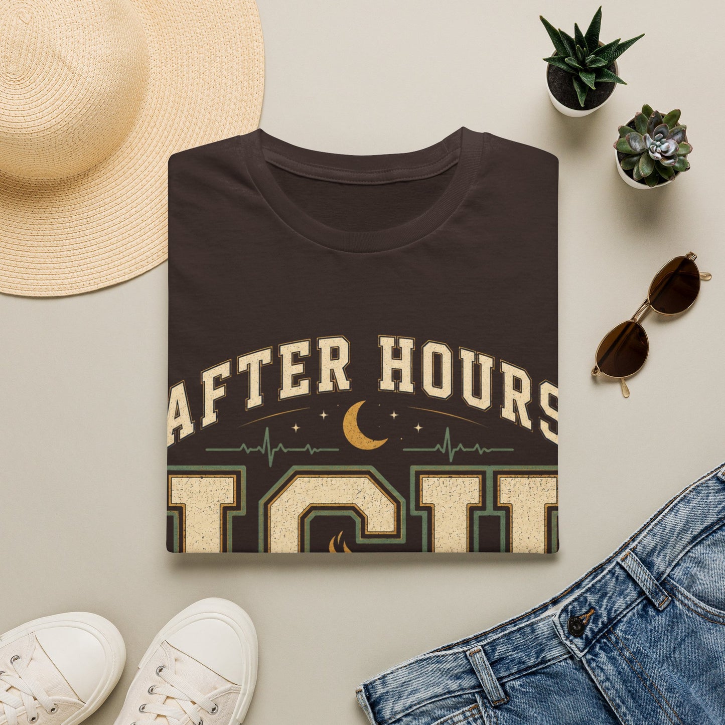Night Shift Cream T-shirt