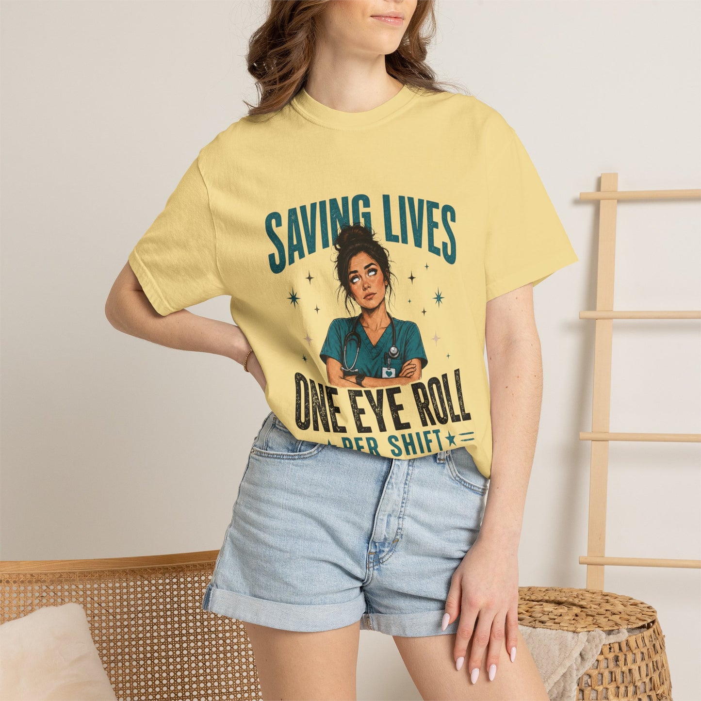Saving Lives Eye Roll T-Shirt