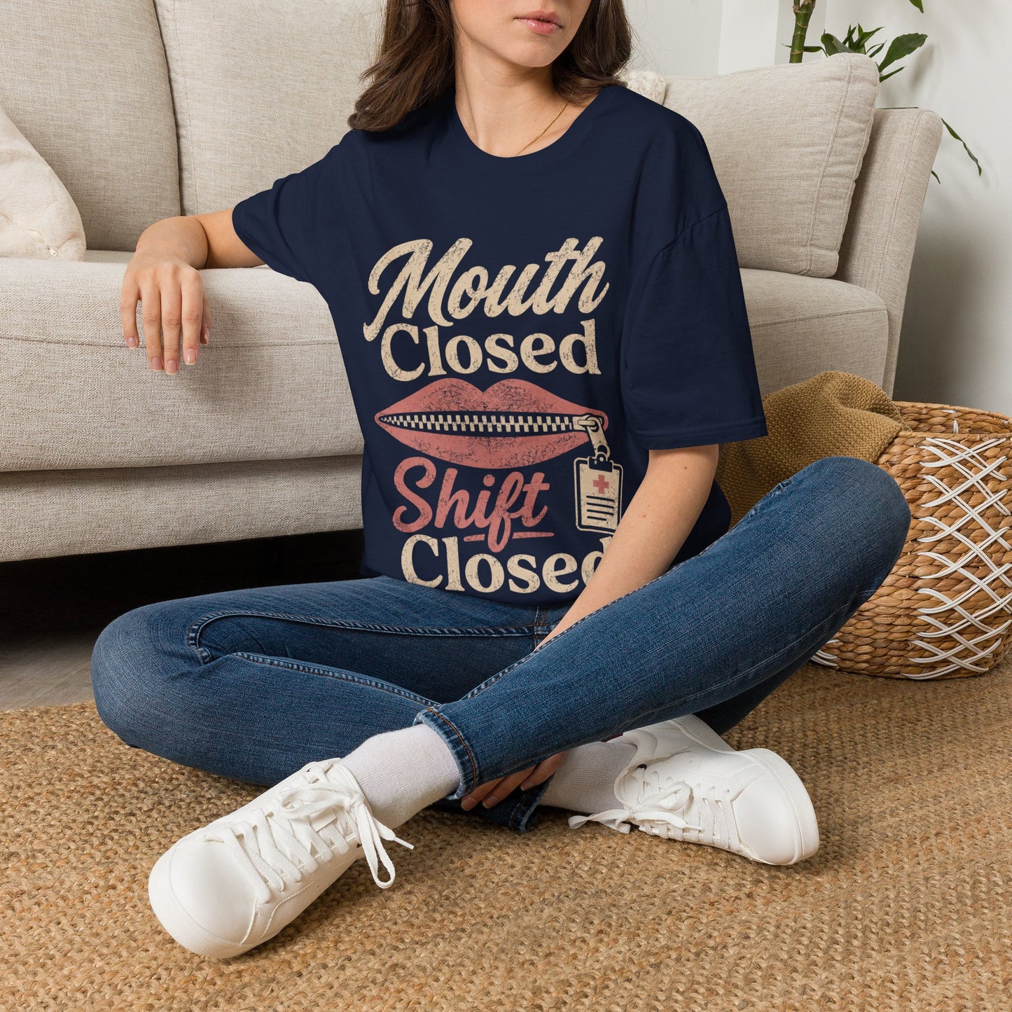 Mouth Closed Shift T-shirt