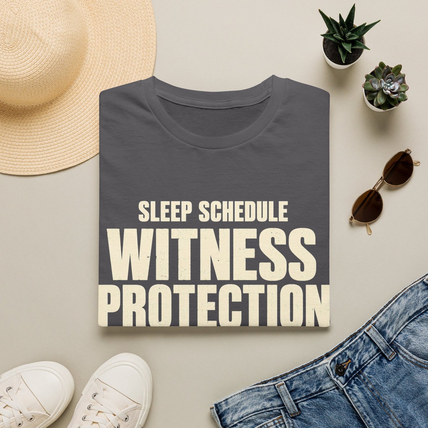 Sleep Schedule Witness Protection T-Shirt