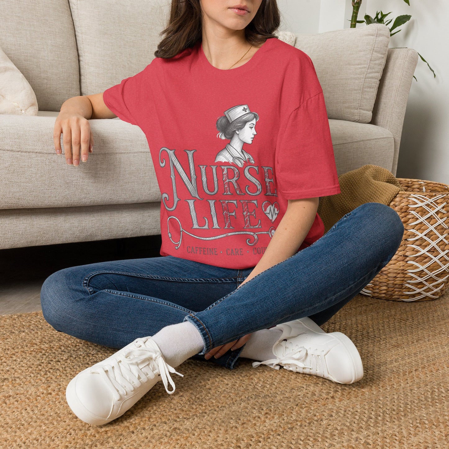Caffeine Care Courage 303 T-shirt