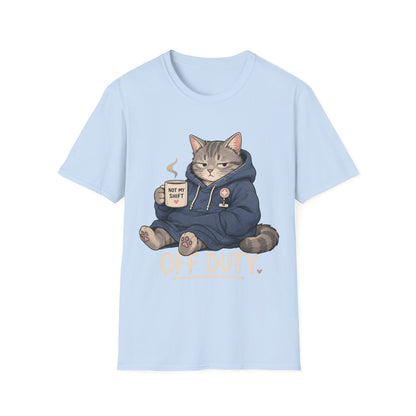 Off Duty Cat T-shirt