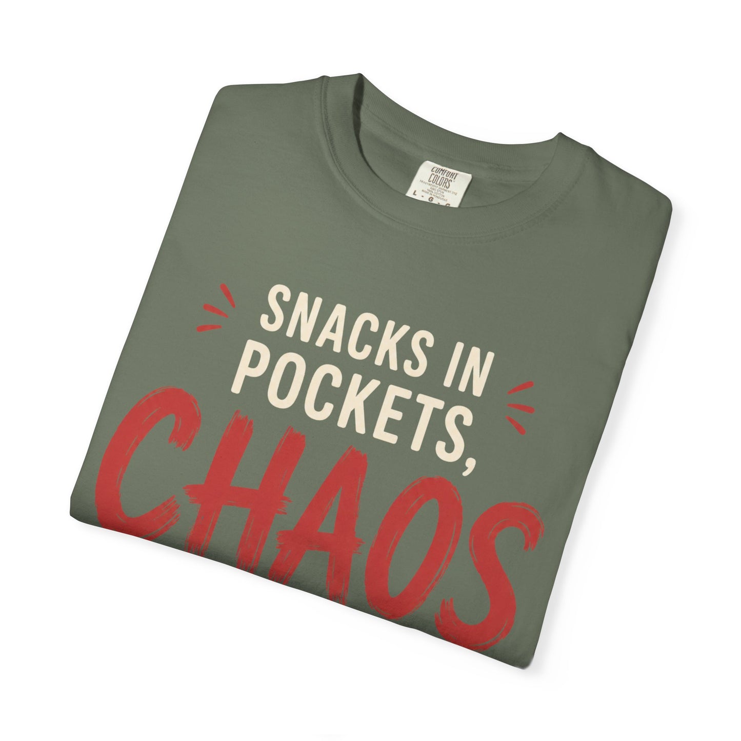 Snacks Pockets Chaos Heart T-Shirt